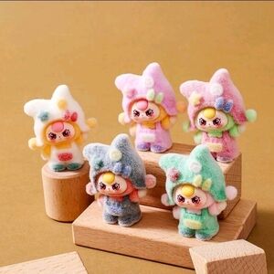 5 Pcs Dopamine Colorful Plush Toy Set for Kids